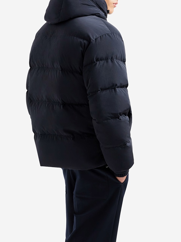 EMPORIO ARMANI Пуховик мужской синий теплый