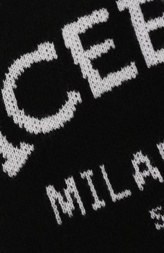 ICEBERG Шапка мужская черная большое лого